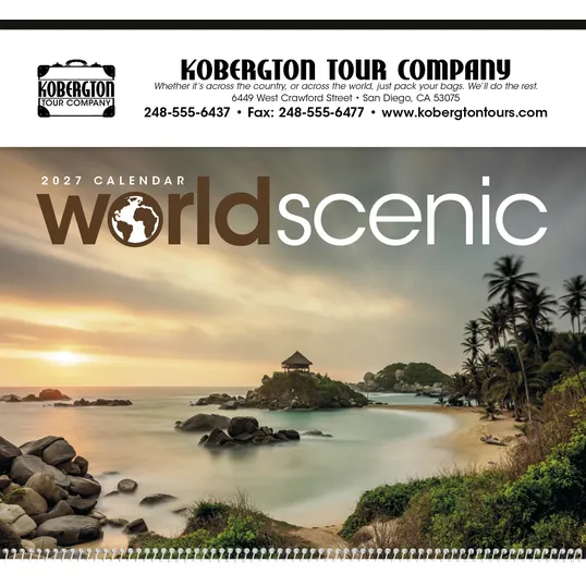 Triumph® Calendars World Scenic Wall Calendar — view 5