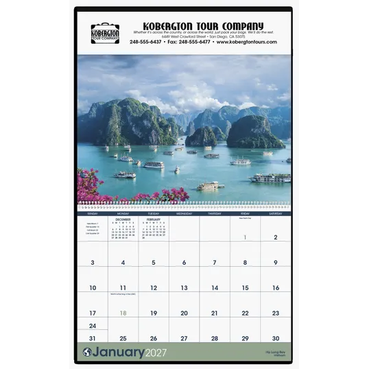 Triumph® Calendars World Scenic Wall Calendar — view 4