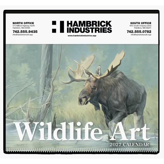 Triumph® Calendars Wildlife Art Wall Calendar — view 3