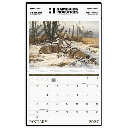 Triumph® Calendars Wildlife Art Wall Calendar — view 4
