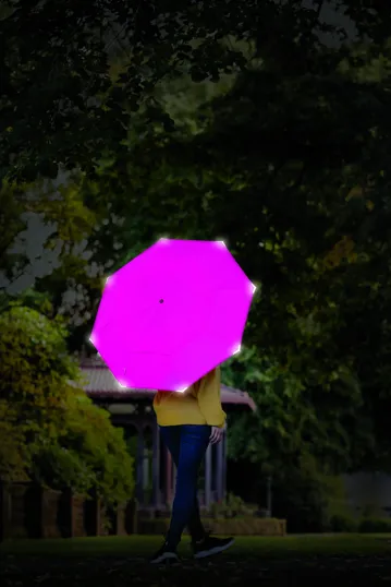Shed Rain™ Walksafe® 42" Vented Auto-Open/Close Compact Umbrella — view 2
