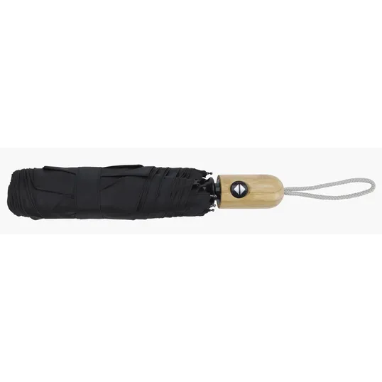 Shed Rain™ 42" RPET Bamboo-Handled Auto-Open/Close Compact Umbrella — view 3