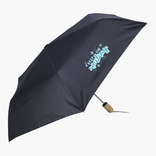 Shed Rain™ 42" RPET Bamboo-Handled Auto-Open/Close Compact Umbrella — view 12