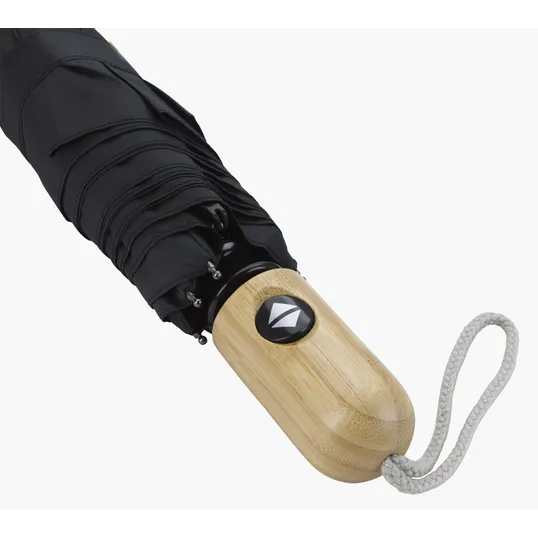 Shed Rain™ 42" RPET Bamboo-Handled Auto-Open/Close Compact Umbrella