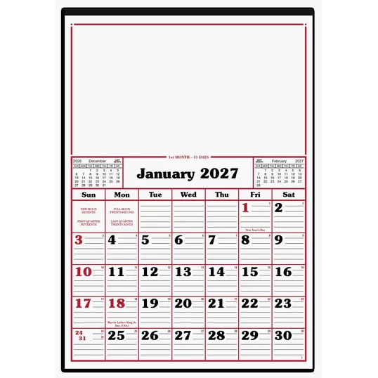 Skinner & Kennedy® Commercial 12-Sheet Calendar — view 4