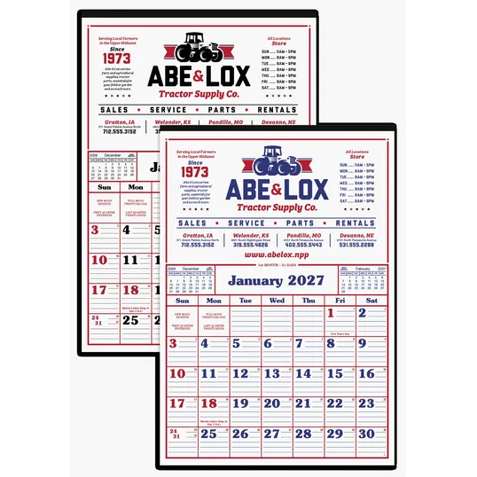 Skinner & Kennedy® Commercial 12-Sheet Calendar