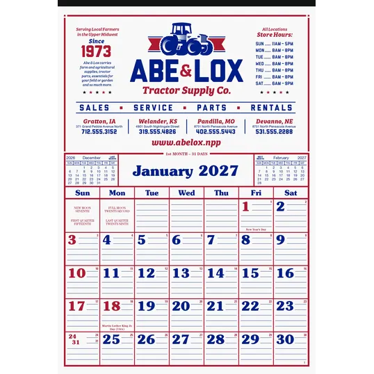 Skinner & Kennedy® Commercial 12-Sheet Calendar — view 7