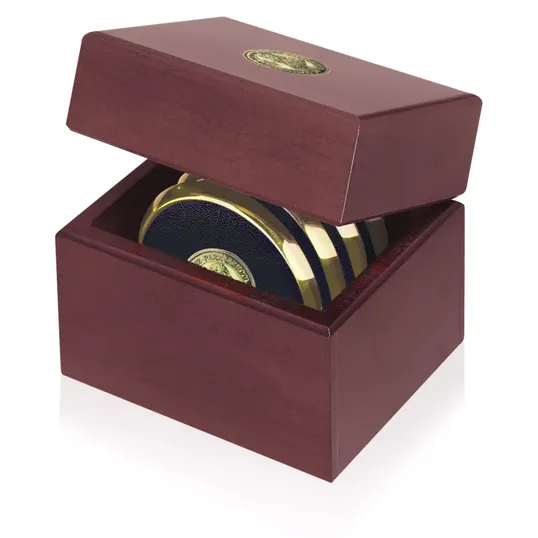 JAFFA® Four Coasters with Solid Cherry Chest — view 11