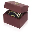 JAFFA® Four Coasters with Solid Cherry Chest — view 11