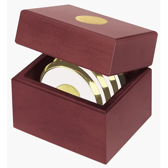 JAFFA® Four Coasters with Solid Cherry Chest — view 8