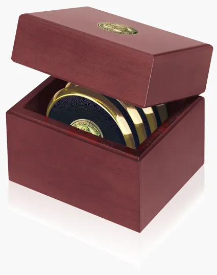 JAFFA® Four Coasters with Solid Cherry Chest — view 10