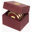 JAFFA® Four Coasters with Solid Cherry Chest — view 2
