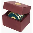 JAFFA® Four Coasters with Solid Cherry Chest — view 4