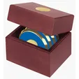 JAFFA® Four Coasters with Solid Cherry Chest — view 6