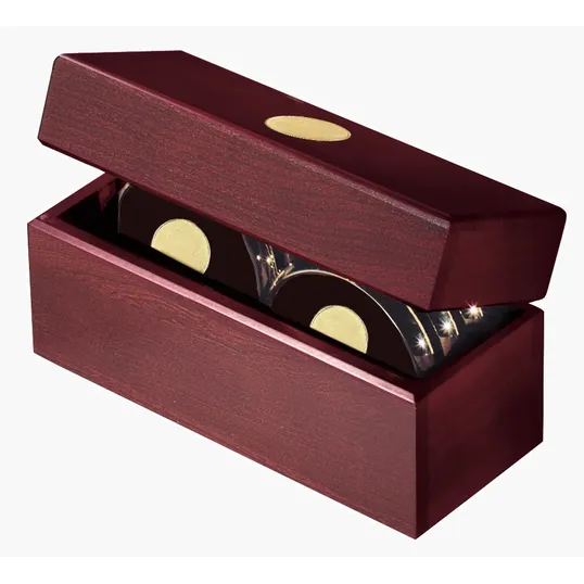 JAFFA® Six Coasters with Solid Cherry Chest — view 9