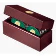 JAFFA® Six Coasters with Solid Cherry Chest — view 3