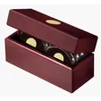 JAFFA® Six Coasters with Solid Cherry Chest — view 9