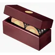 JAFFA® Six Coasters with Solid Cherry Chest — view 7