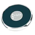 JAFFA® Round Zinc Coaster with Leather Face and Cork Back — view 16