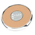 JAFFA® Round Zinc Coaster with Leather Face and Cork Back — view 18