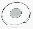 JAFFA® Round Zinc Coaster with Leather Face and Cork Back — view 8