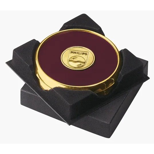 JAFFA® Two Coasters in Deluxe Black Flocked Gift Box — view 4