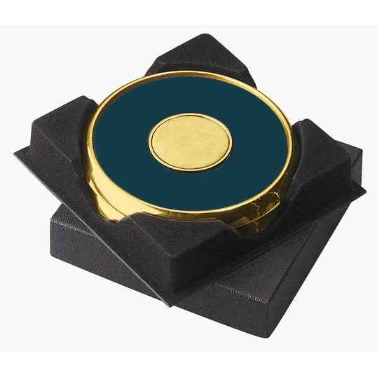 JAFFA® Two Coasters in Deluxe Black Flocked Gift Box — view 7