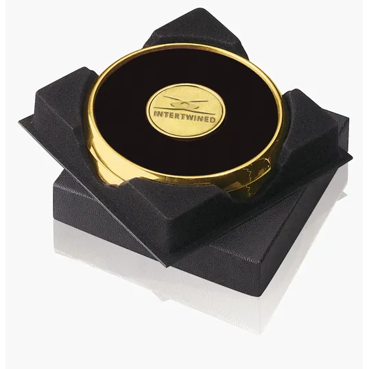 JAFFA® Two Coasters in Deluxe Black Flocked Gift Box — view 16