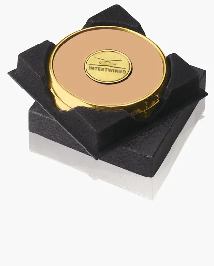 JAFFA® Two Coasters in Deluxe Black Flocked Gift Box — view 13