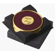 JAFFA® Two Coasters in Deluxe Black Flocked Gift Box — view 4