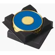 JAFFA® Two Coasters in Deluxe Black Flocked Gift Box — view 12