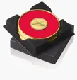 JAFFA® Two Coasters in Deluxe Black Flocked Gift Box — view 9