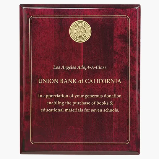 JAFFA® Rosewood Plaque, 8" x 10" — view 4