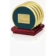JAFFA® Four Coasters with Solid Cherry Stand — view 12