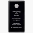 JAFFA® Black Piano-Finish Wood Plaque, 6" x 12" — view 3