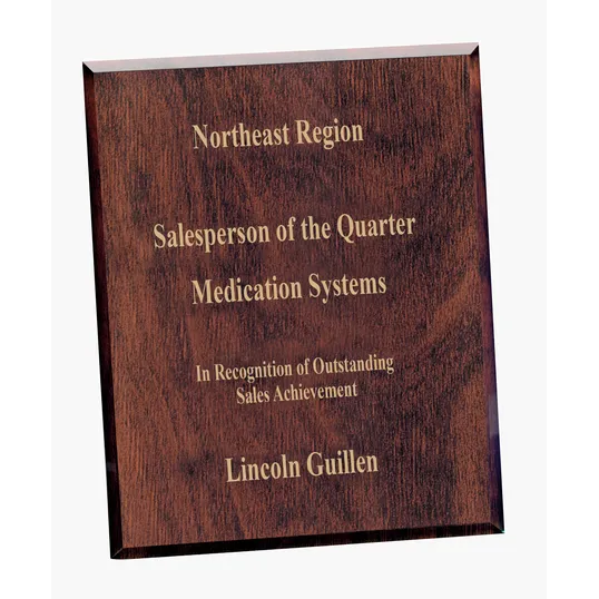 JAFFA® Trillinnium Award Plaque, 8" x 10" Jade Glass — view 6