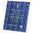 JAFFA® Trillinnium Award Plaque, 8" x 10" Jade Glass — view 9