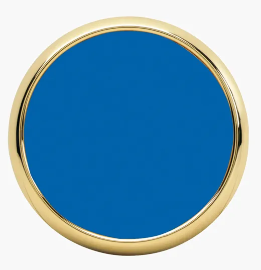 JAFFA® Leather Coaster with Metal Base — view 7