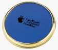 JAFFA® Leather Coaster with Metal Base — view 13