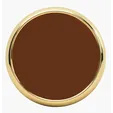 JAFFA® Leather Coaster with Metal Base — view 8