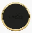 JAFFA® Leather Coaster with Metal Base — view 3