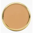JAFFA® Leather Coaster with Metal Base — view 4