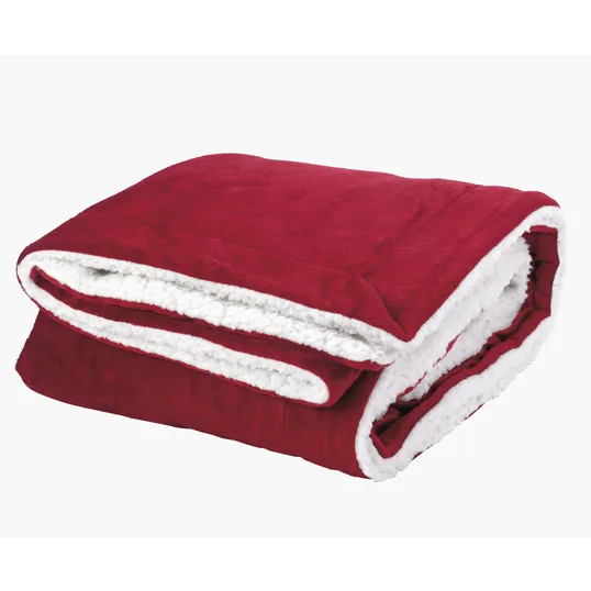 Sherpa Throw with Fleece Face — view 4