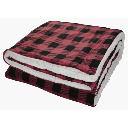 Sherpa Throw with Fleece Face — view 10