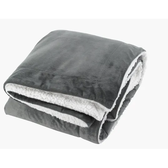 Sherpa Throw with Fleece Face — view 8