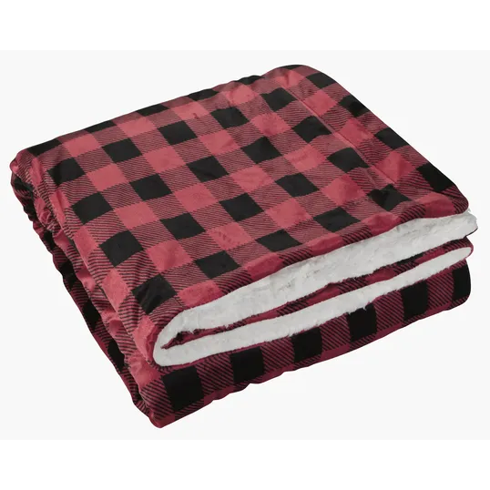 Sherpa Throw with Fleece Face — view 9