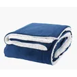 Sherpa Throw with Fleece Face — view 2
