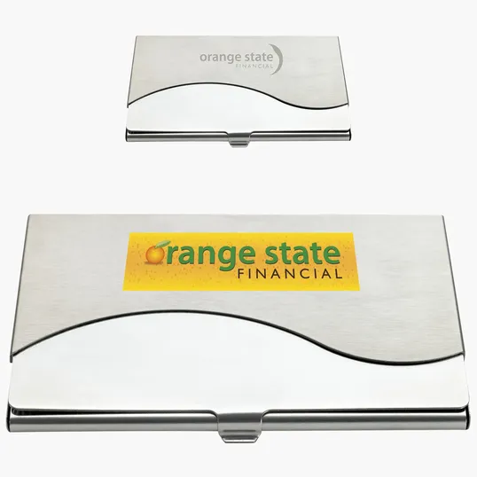 Good Value™ Premium Stainless Steel Business Card Holder — view 5