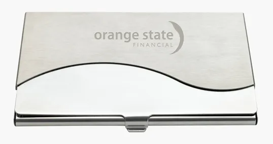 Good Value™ Premium Stainless Steel Business Card Holder — view 4
