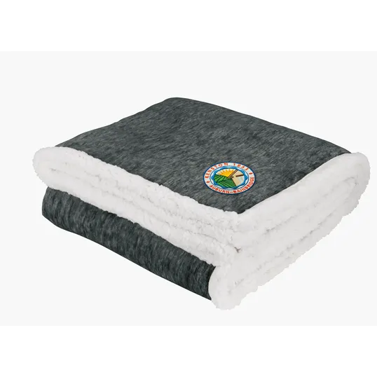 Good Value™ Two-Tone Sherpa Throw Blanket — view 9
